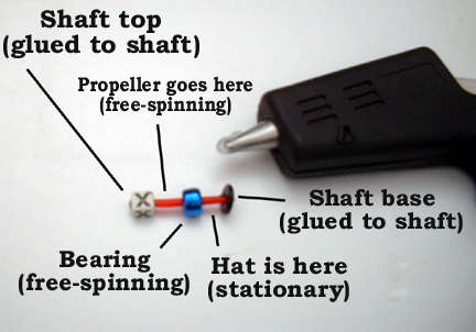 schematic propeller beanie assembly instructions parts
